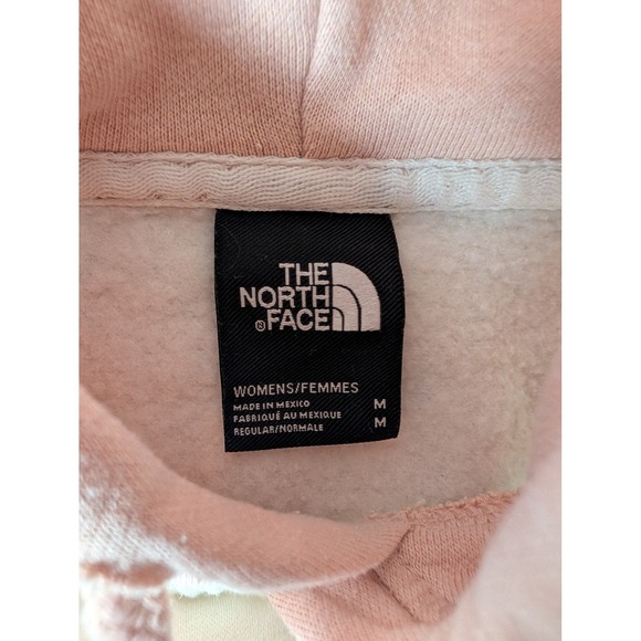 The North Face Womens Colorblock Hoodie Pastel Pink Mint Green Cream Pullover M - Picture 7 of 9